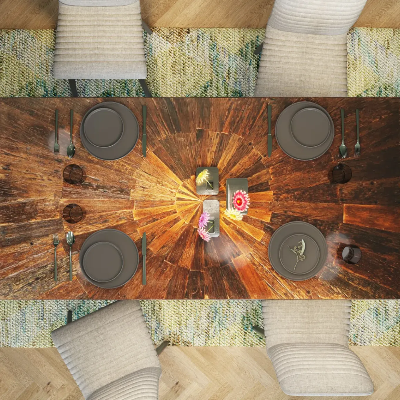 Table Conley Noir 180X90