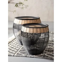 Table D Appoint African Drums (2/Set)