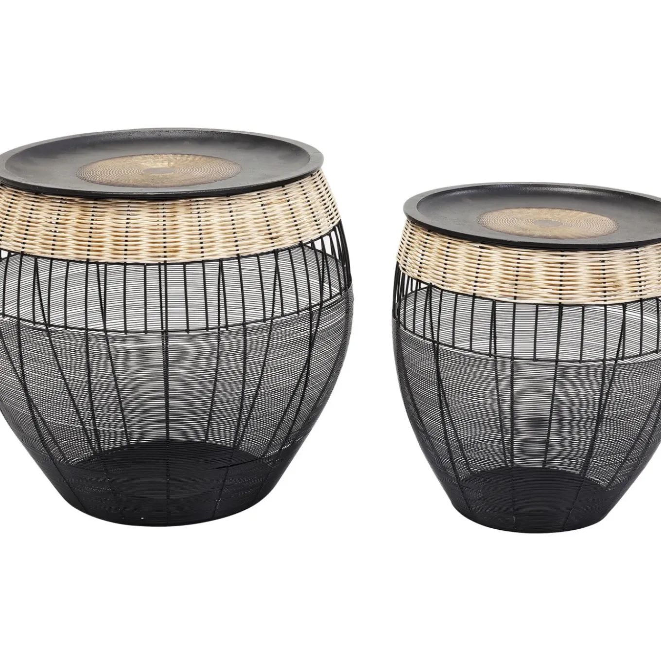 Table D Appoint African Drums (2/Set)