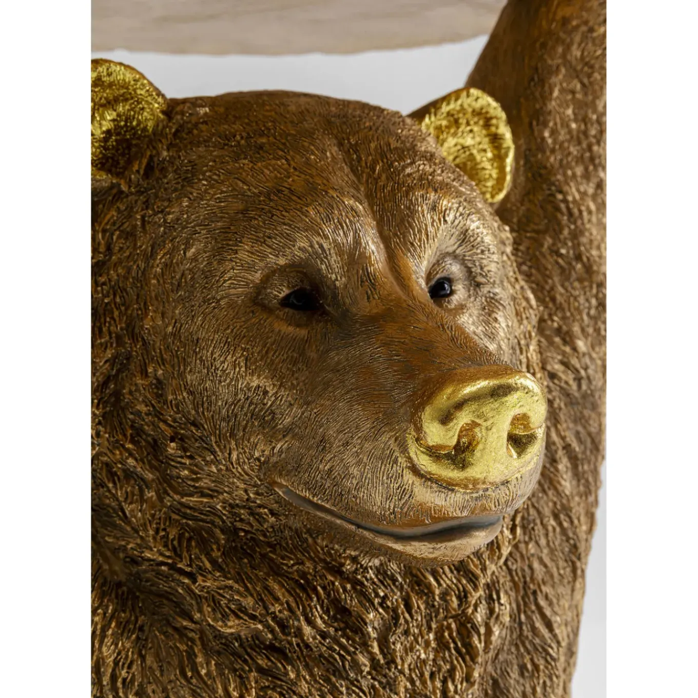 Table D Appoint Animal Bear Dore 35X34Cm