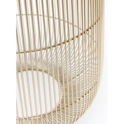 Table D Appoint Beam Marbre Blanc-Laiton O32Cm
