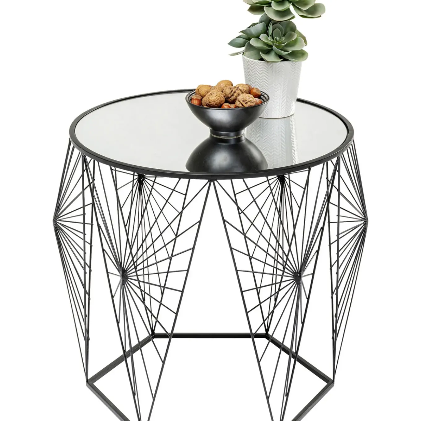 Table D Appoint Cobweb Noir (2/Set)