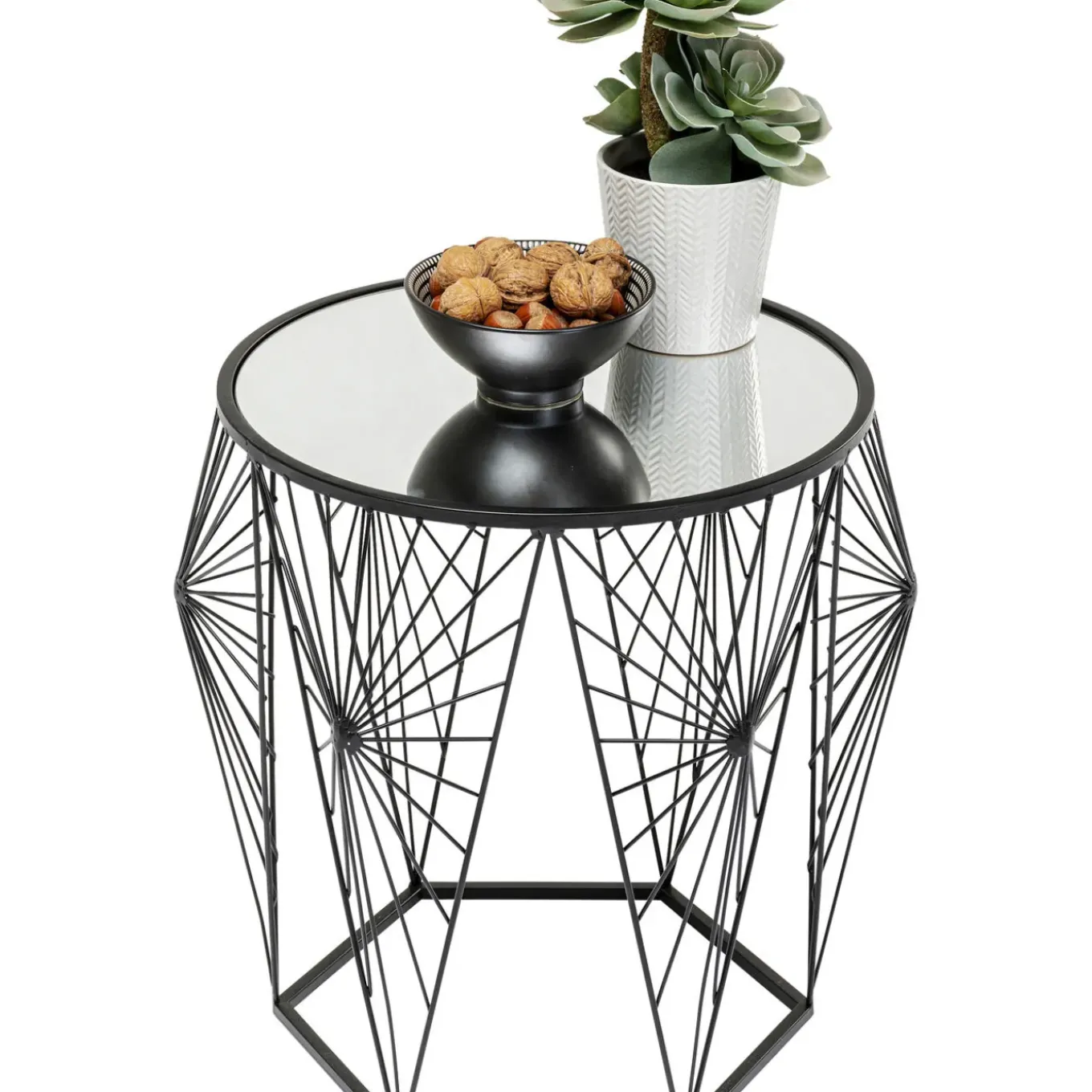 Table D Appoint Cobweb Noir (2/Set)