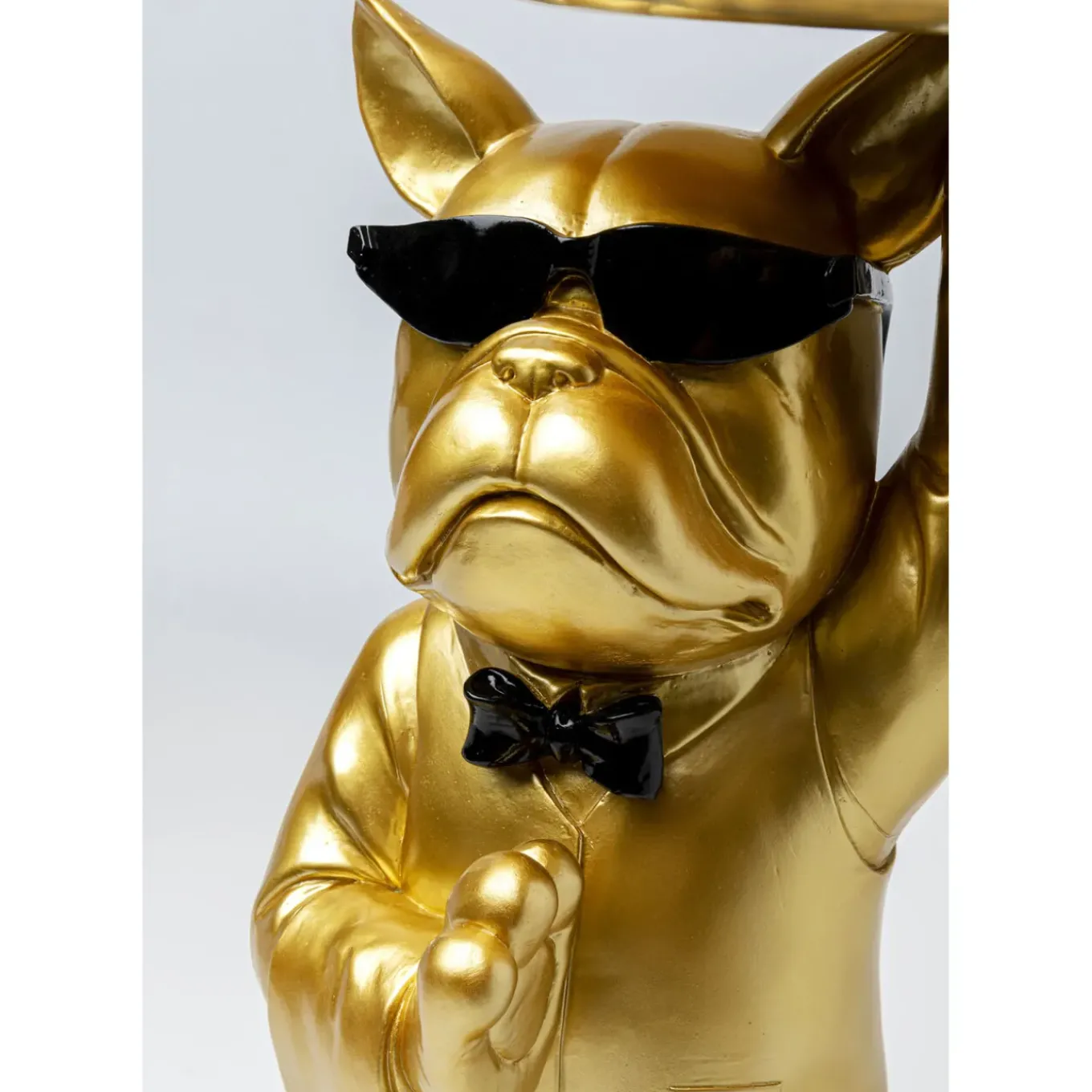 Table D Appoint Cool Bulldog Tray Dore 34X55Cm