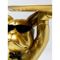 Table D Appoint Cool Bulldog Tray Dore 34X55Cm