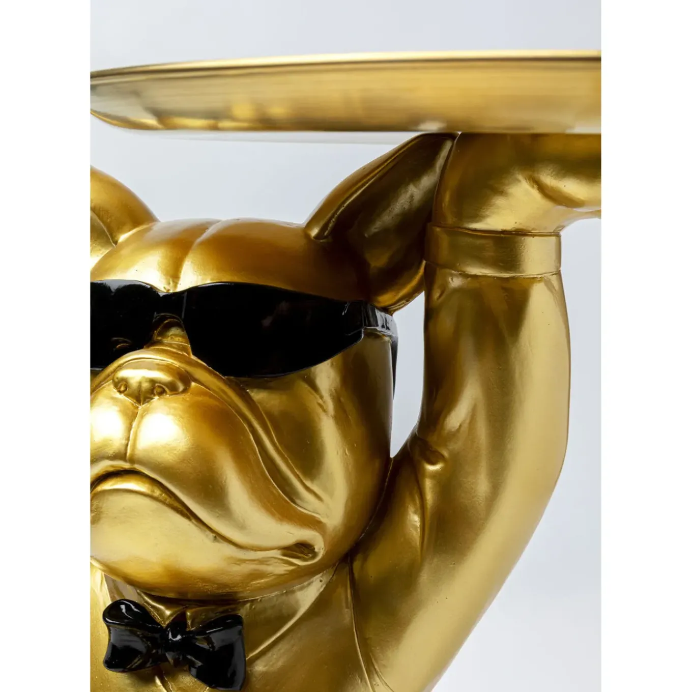Table D Appoint Cool Bulldog Tray Dore 34X55Cm