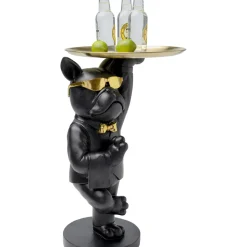 Table D Appoint Cool Bulldog Tray Noir 34X55Cm