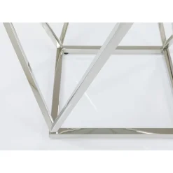 Table D Appoint Cristallo Argente 50X50Cm
