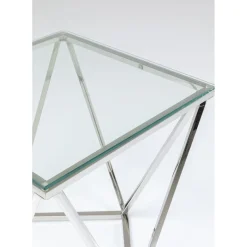 Table D Appoint Cristallo Argente 50X50Cm