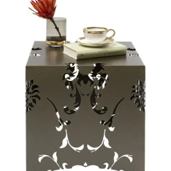 Table D Appoint Cubo Manifattura Bronze 42X42