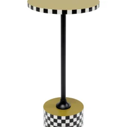 Table D Appoint Domero Checkers Vert Olive O25Cm