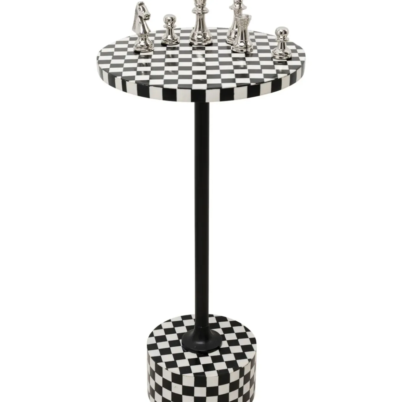 Table D Appoint Domero Chess Noir Blanc O25Cm