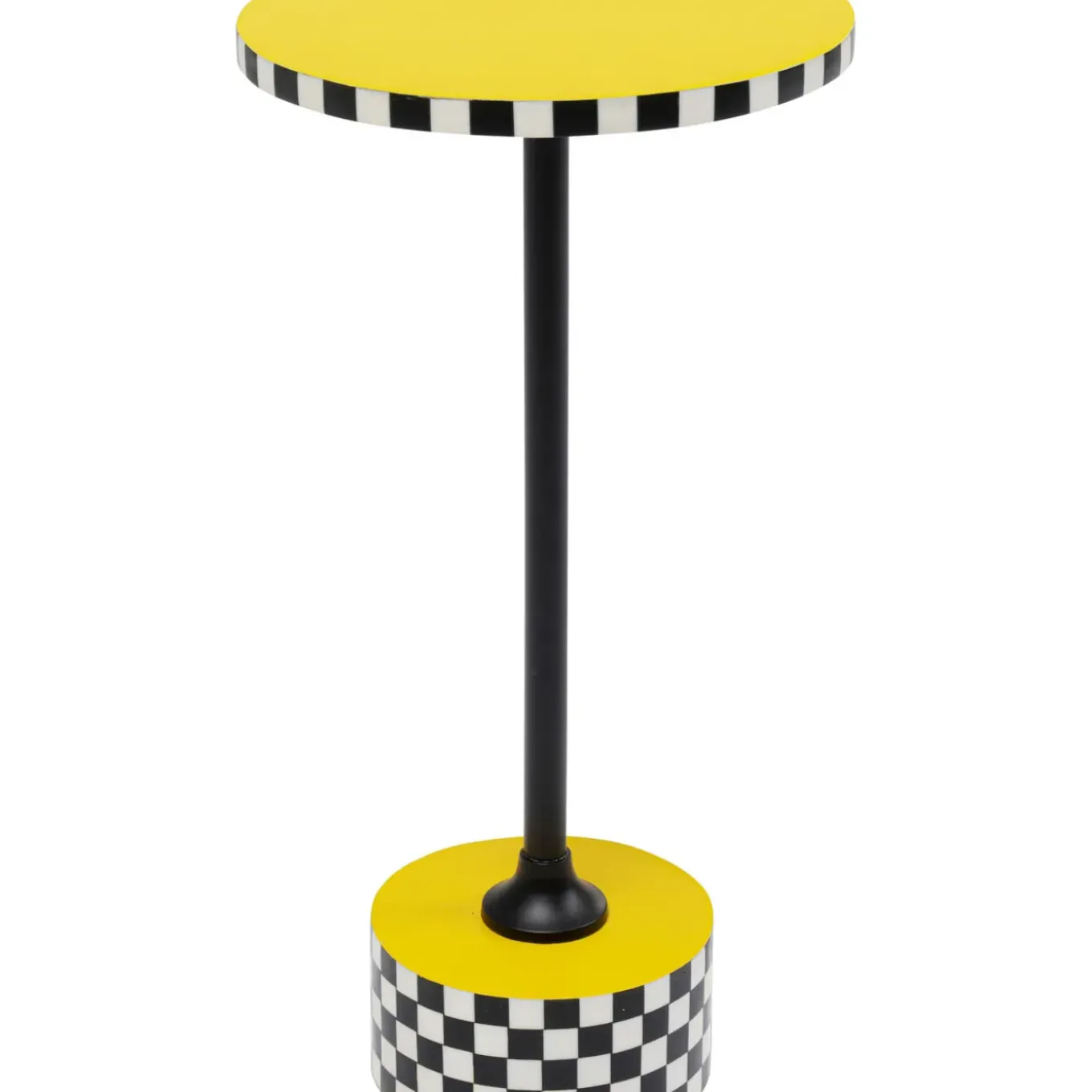 Table D Appoint Domero Checkers Jaune O25Cm