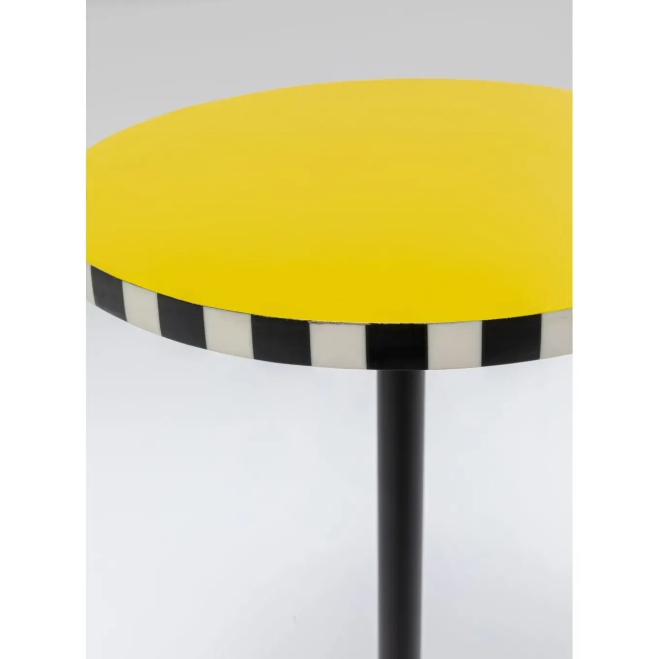 Table D Appoint Domero Checkers Jaune O25Cm