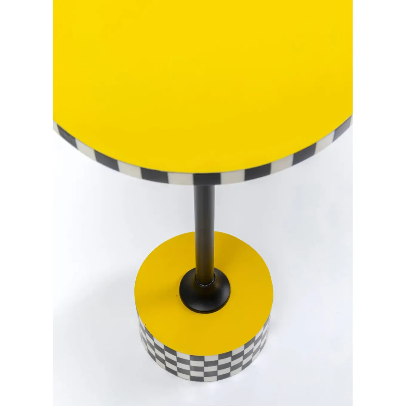 Table D Appoint Domero Checkers Jaune O25Cm