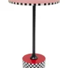 Table D Appoint Domero Checkers Rouge O40Cm