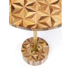 Table D Appoint Domero Geo Laiton O40Cm