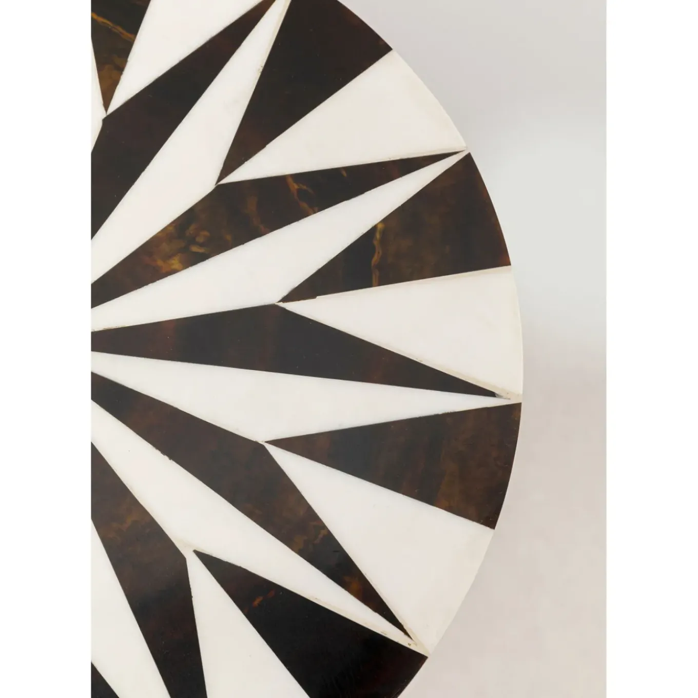 Table D Appoint Domero Star Noir Blanc O25Cm