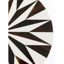 Table D Appoint Domero Star Noir Blanc O40Cm