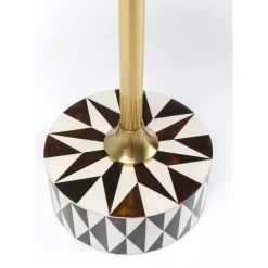 Table D Appoint Domero Star Noir Blanc O40Cm