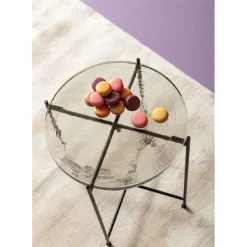 Table D Appoint Ice Noir O40Cm