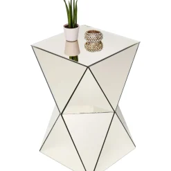 Table D Appoint Luxury Triangle Champagne 32X32Cm