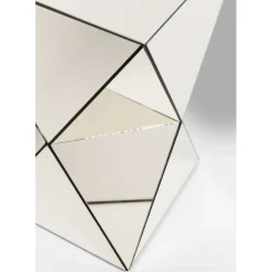Table D Appoint Luxury Triangle Champagne 32X32Cm