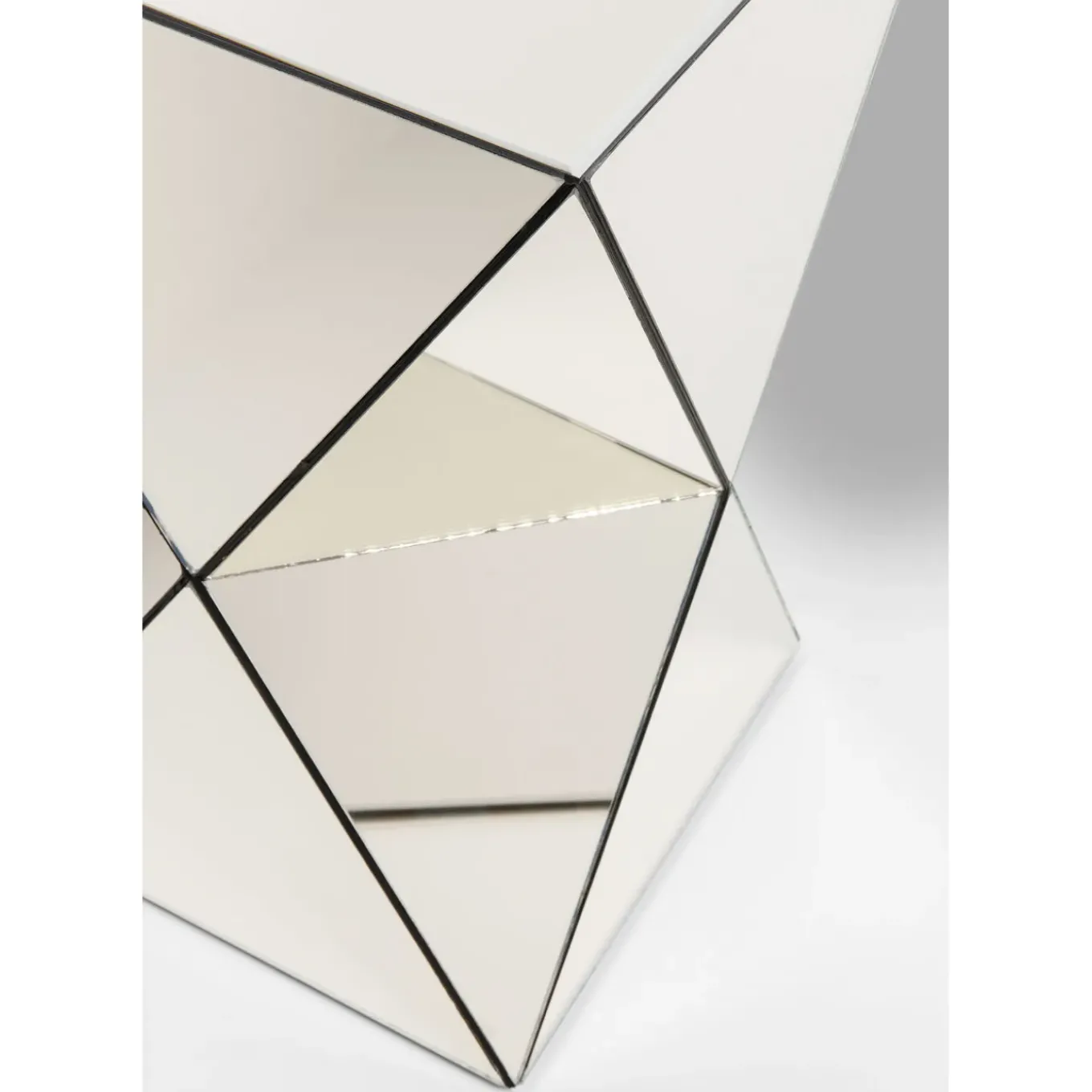 Table D Appoint Luxury Triangle Champagne 32X32Cm
