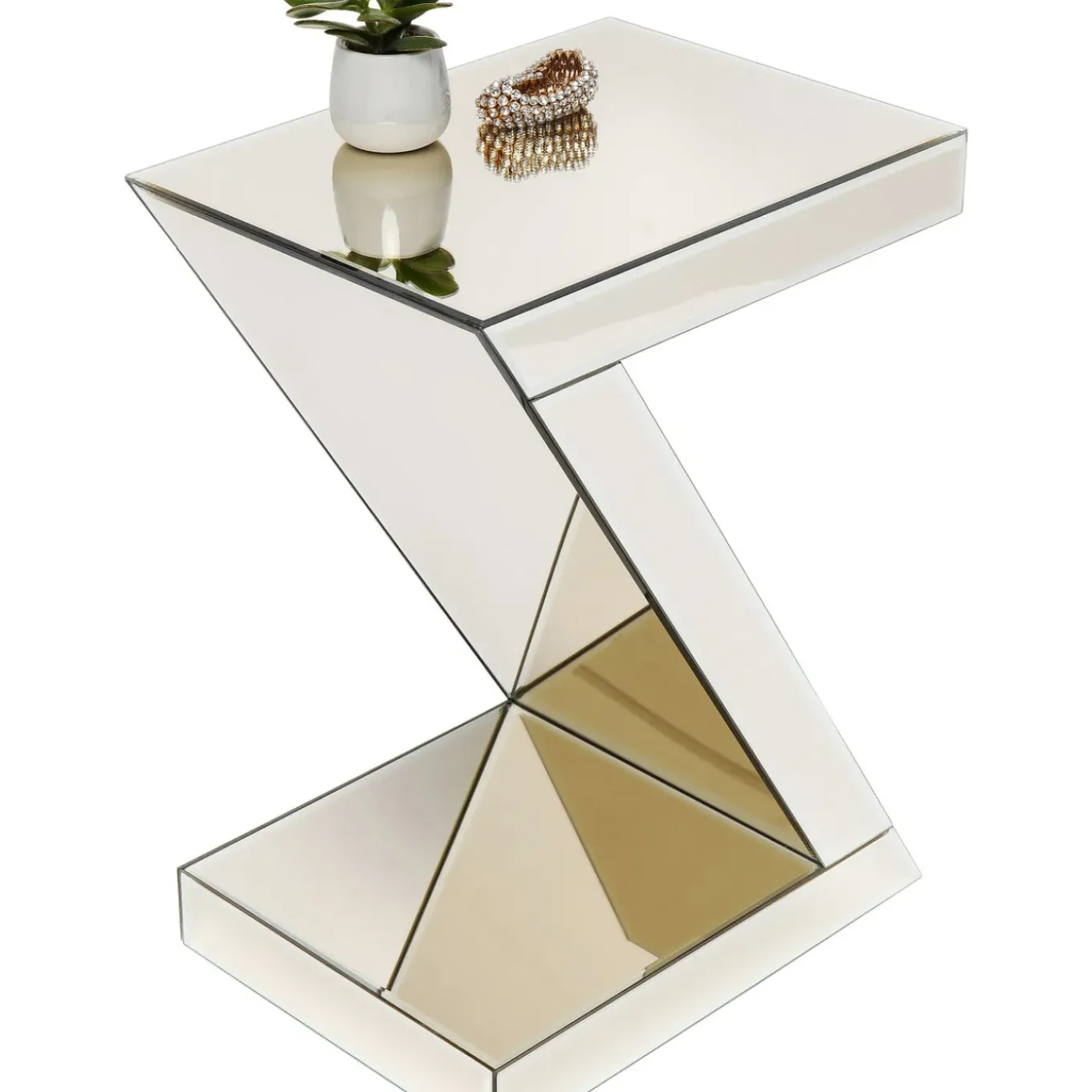 Table D Appoint Luxury Z Champagne 45X33Cm