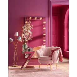Table D Appoint Luxury Z Champagne 45X33Cm