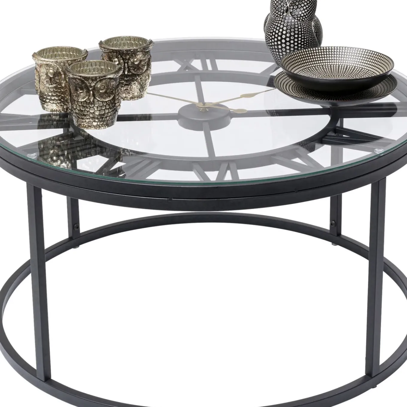Table D Appoint Roman Noir O76Cm