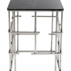 Table D Appoint Rome Argente 40X40Cm