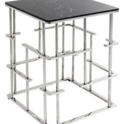 Table D Appoint Rome Argente 40X40Cm