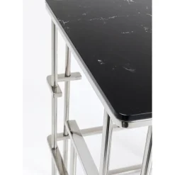 Table D Appoint Rome Argente 40X40Cm