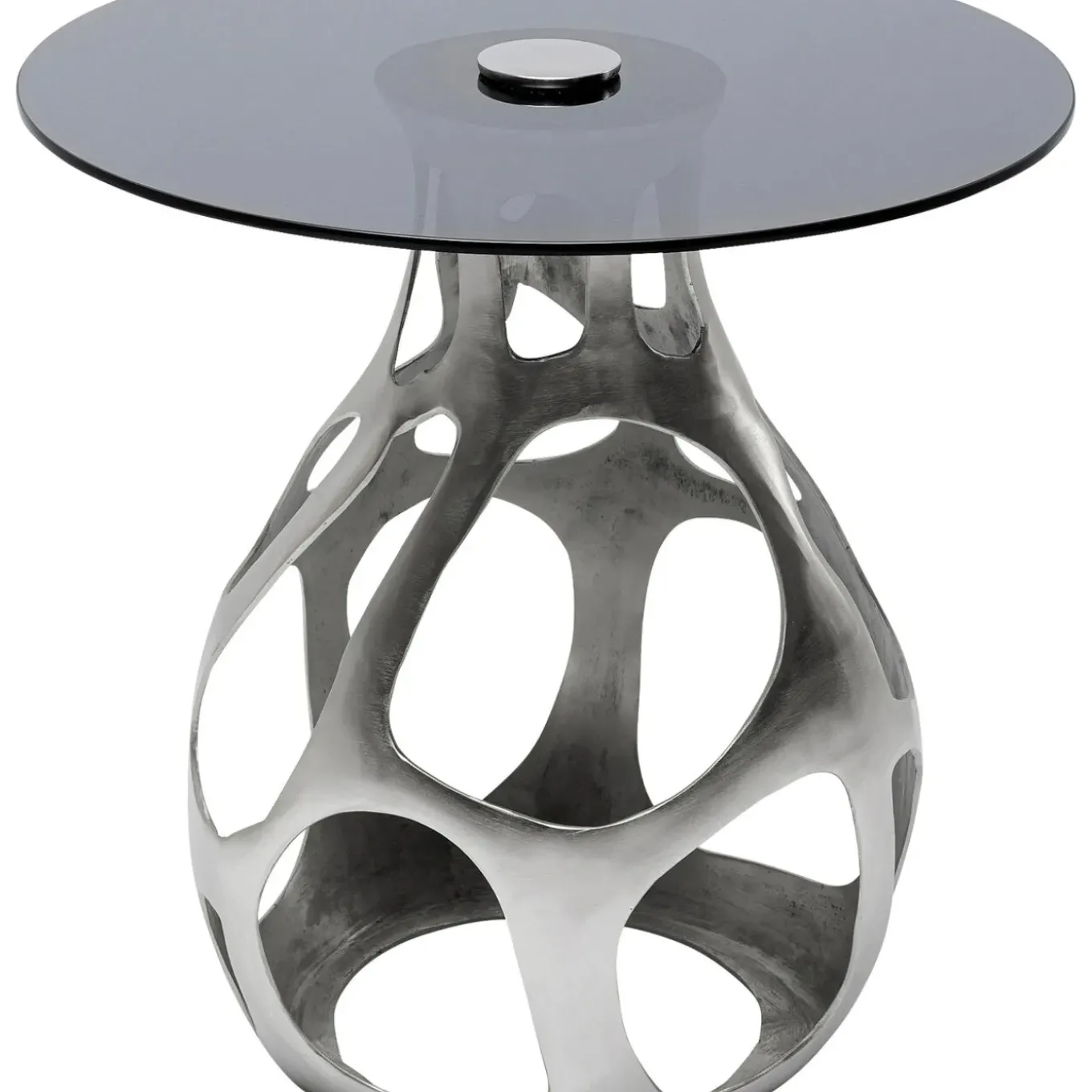 Table D Appoint Volcano Argente O60Cm