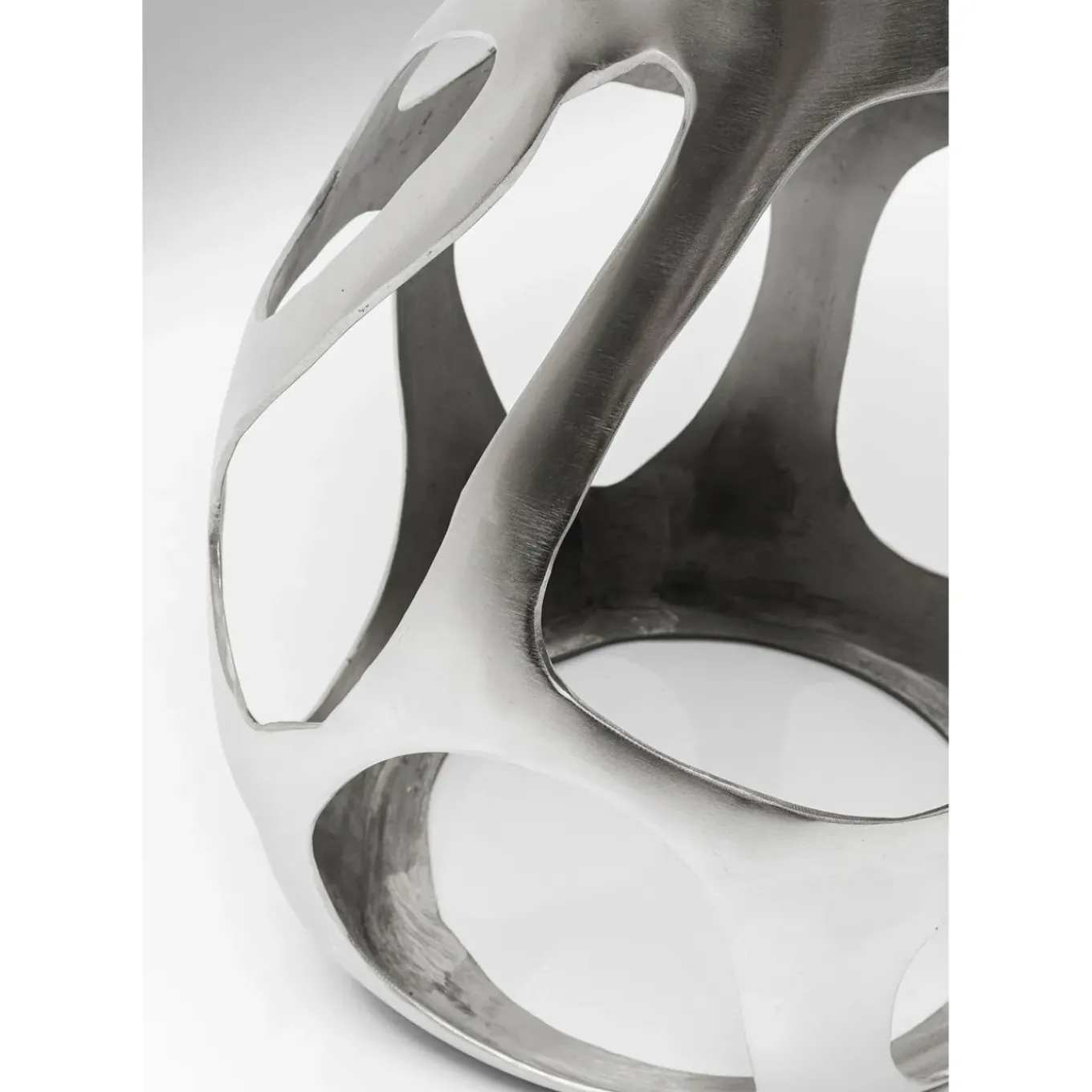 Table D Appoint Volcano Argente O60Cm