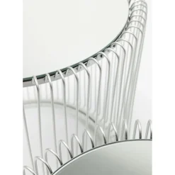 Table D Appoint Wire Argente (2/Set)