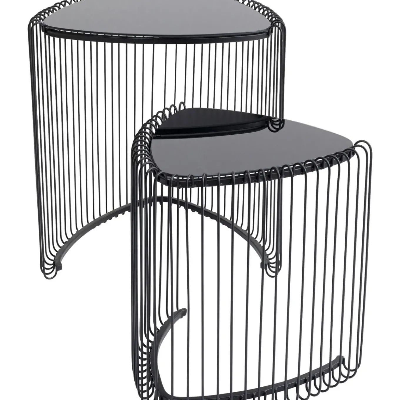 Table D Appoint Wire Triangle Noir (2/Set)