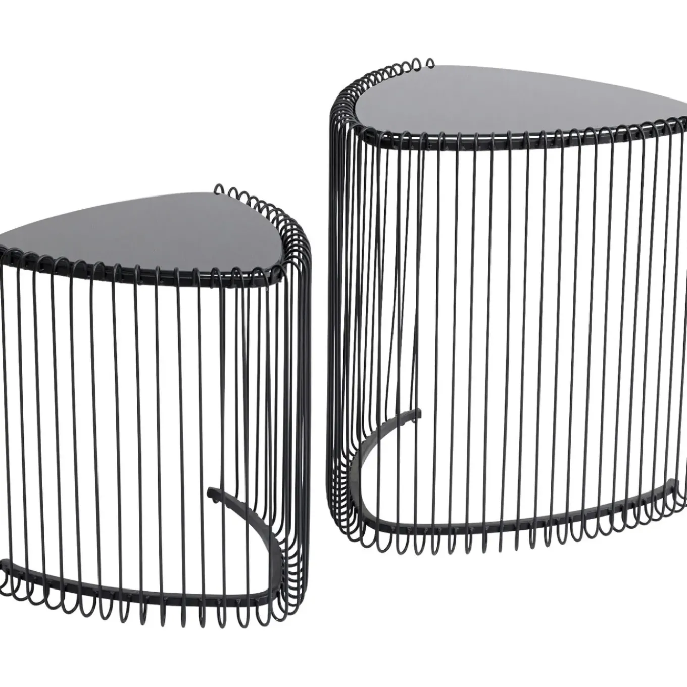 Table D Appoint Wire Triangle Noir (2/Set)