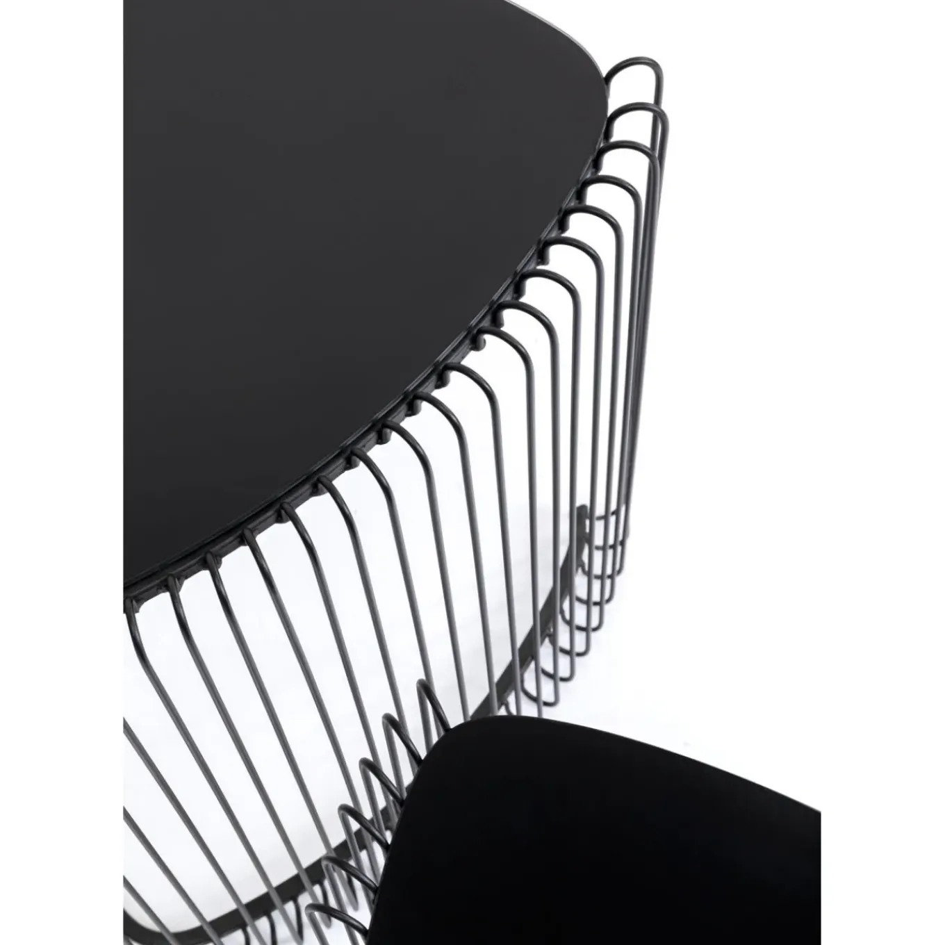 Table D Appoint Wire Triangle Noir (2/Set)