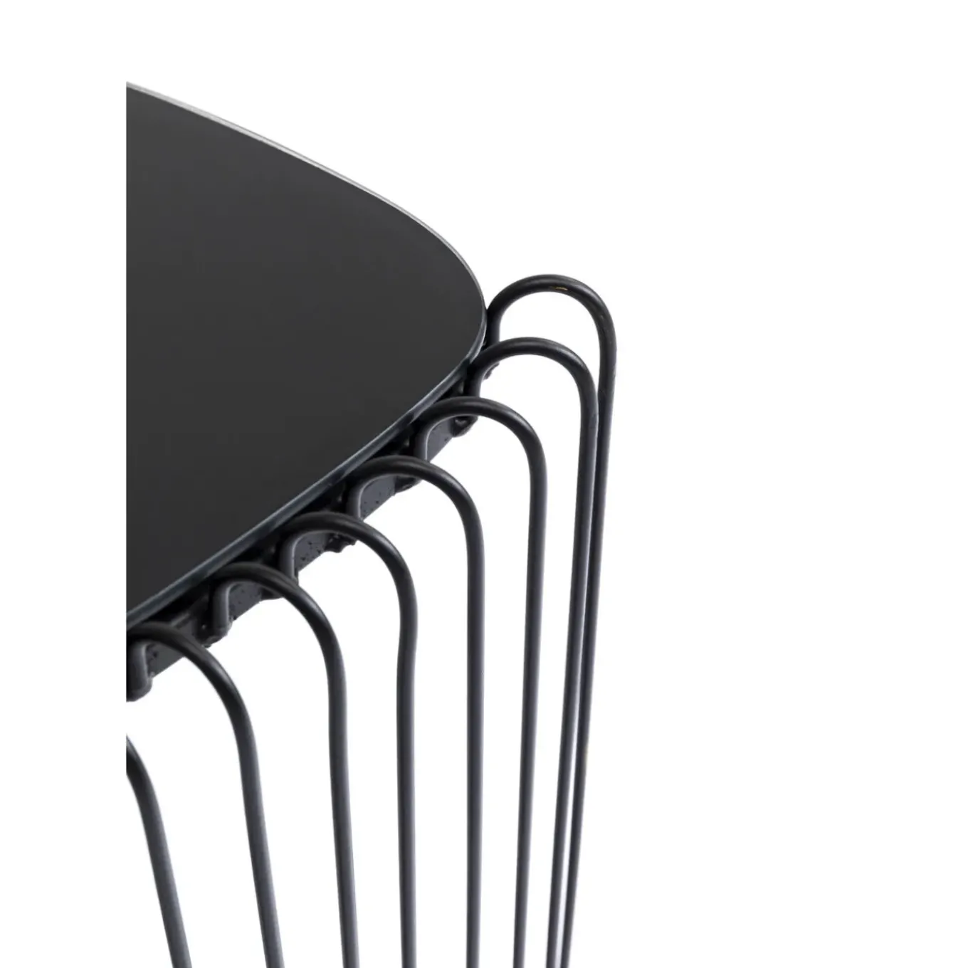 Table D Appoint Wire Triangle Noir (2/Set)