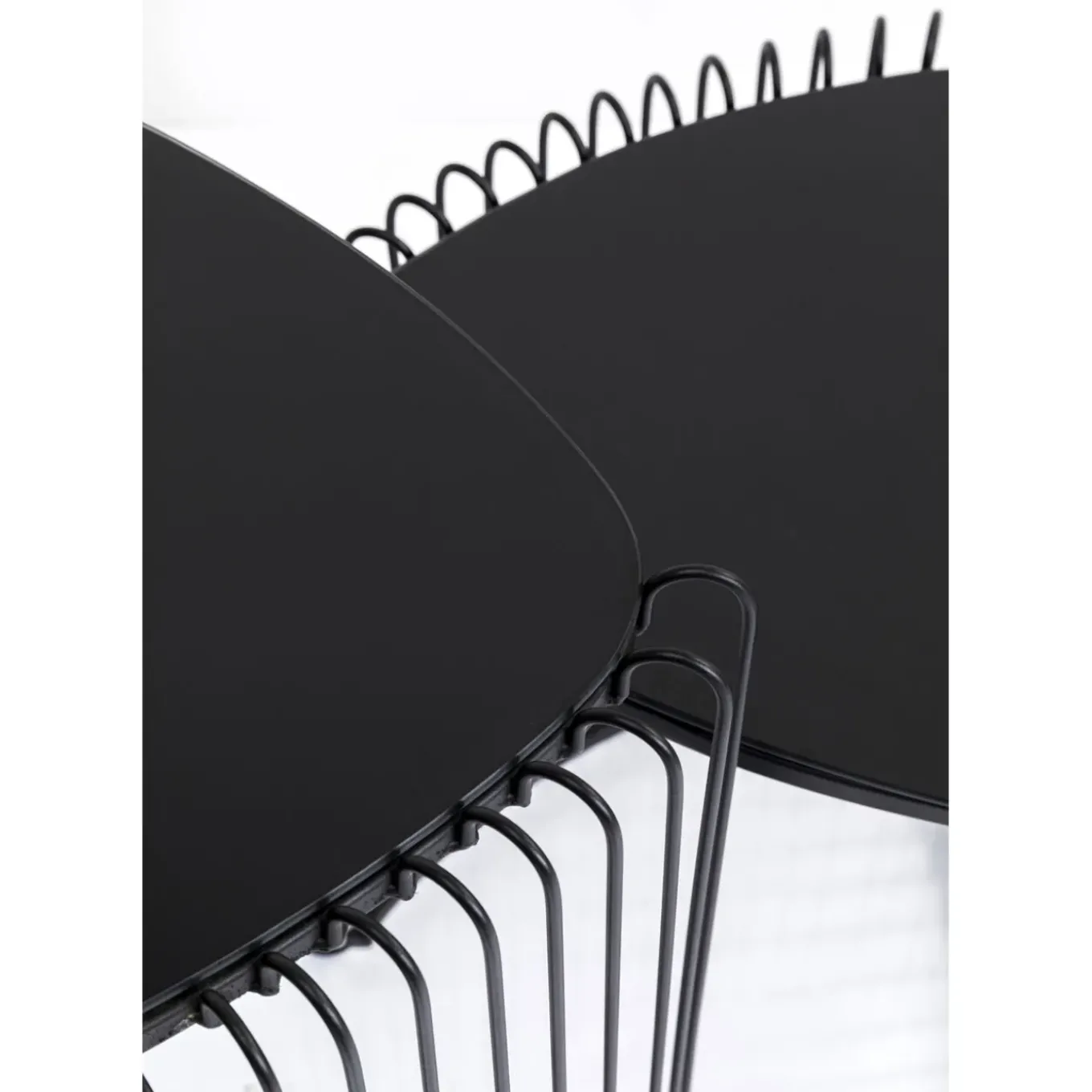 Table D Appoint Wire Triangle Noir (2/Set)