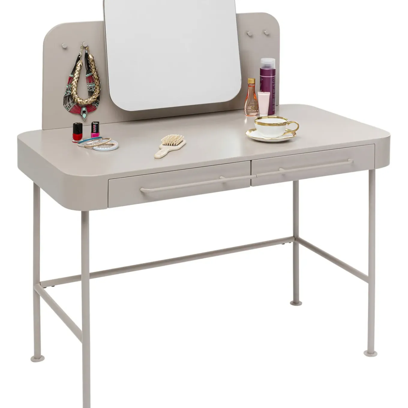 Table De Maquillage Montieri Creme 125X53Cm
