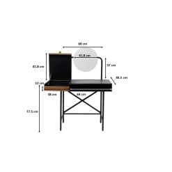 Table De Maquillage Vanity 102X47Cm