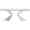 Table Gloria Chrome 200X100Cm