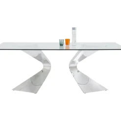 Table Gloria Chrome 200X100Cm
