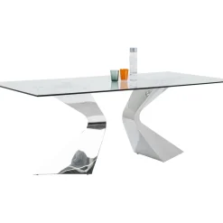 Table Gloria Chrome 200X100Cm