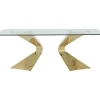Table Gloria Gold 200X100Cm