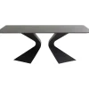 Table Gloria Noir Ceramique 200X100