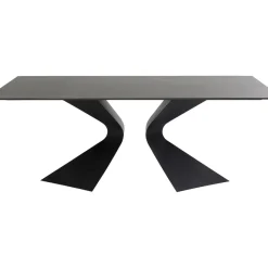 Table Gloria Noir Ceramique 200X100